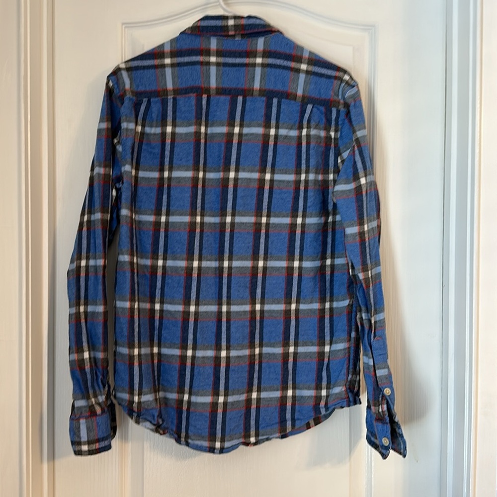 Lucky Brand Shirt Pearl Snap Mens LARGE Long Sleeve Button Up Plaid - Picture 3 of 3